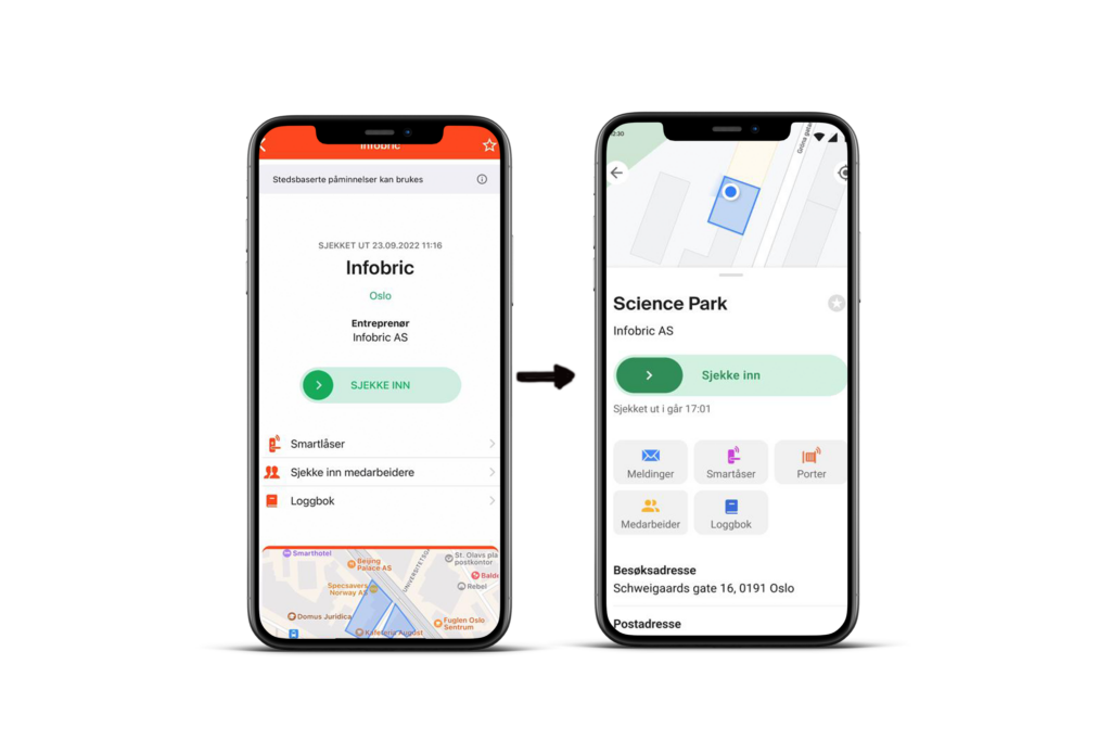 Ny versjon Ease CheckIn